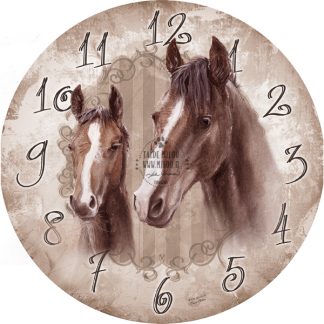 Seinäkellot hevoset ja ponit