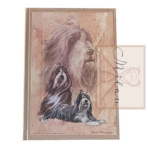 Muistivihko-koirakuvilla tai muilla malliston kuvilla.